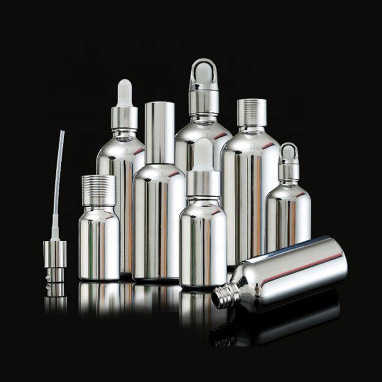 Silver1oz Glass Essential Oil Bottle 5ml-100ml 4 Oz Essential Oil Bottle Glass 10ml30 Ml
