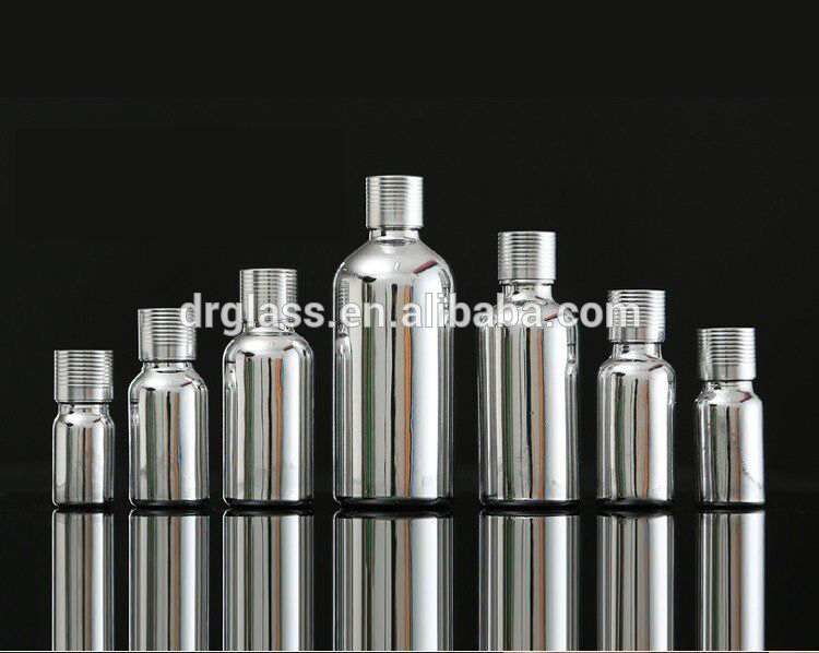 Silver1oz Glass Essential Oil Bottle 5ml-100ml 4 Oz Essential Oil Bottle Glass 10ml30 Ml