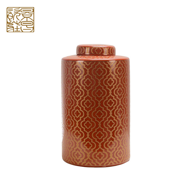 Simple fashion now home decorations ceramic jar