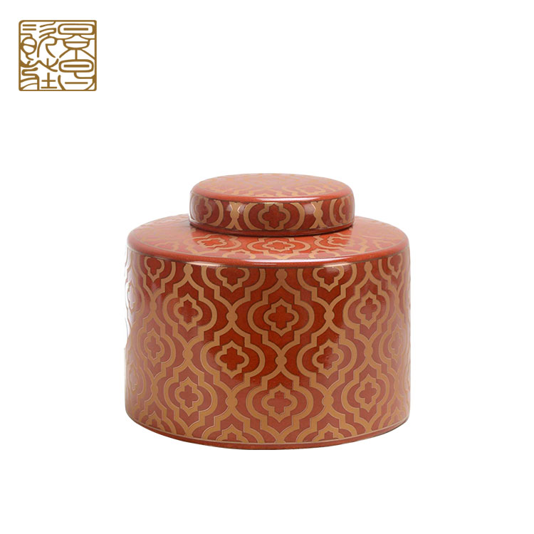 Simple fashion now home decorations ceramic jar