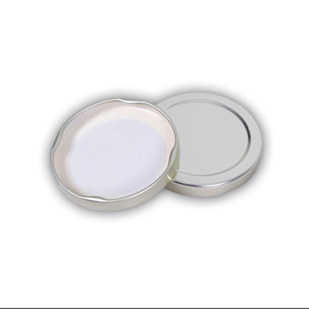 Skep 3 oz glass jars with lid metal gold bottle for honey