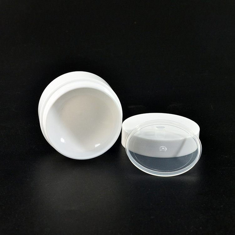 Skin Care Cosmetic containers 3g 5g 10g 30g 50g 100g white clear round PP plastic cream jar