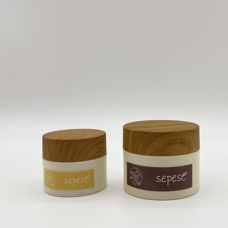 Skin Care Cream PET Double Wall Cosmetic Jar with PP Inner Cosmetics Containers and Packaging