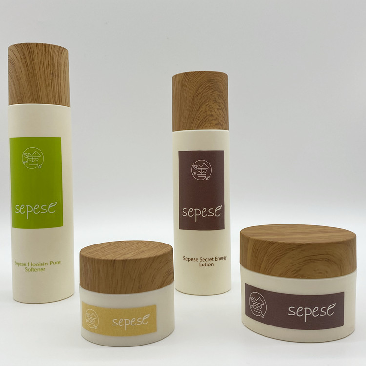 Skin Care Cream PET Double Wall Cosmetic Jar with PP Inner Cosmetics Containers and Packaging