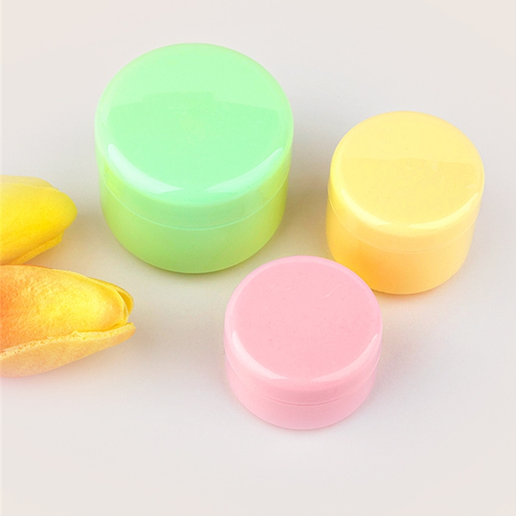 Skin Care Cream Packaging Candy Color Cosmetics Storage Container Cute PP Plastic Jars With Lid 10g 20g 30g 50g 100g 150g 200g