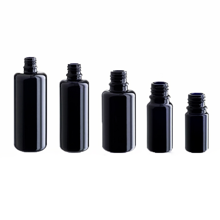 Skin Care Cream Use 2oz dark violet glass bottle with different lid