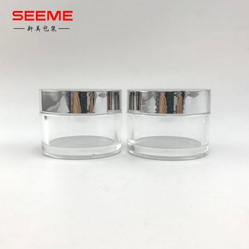 Skin Care Cream Use 50ml 1.7oz Plastic Body Material PETG jar
