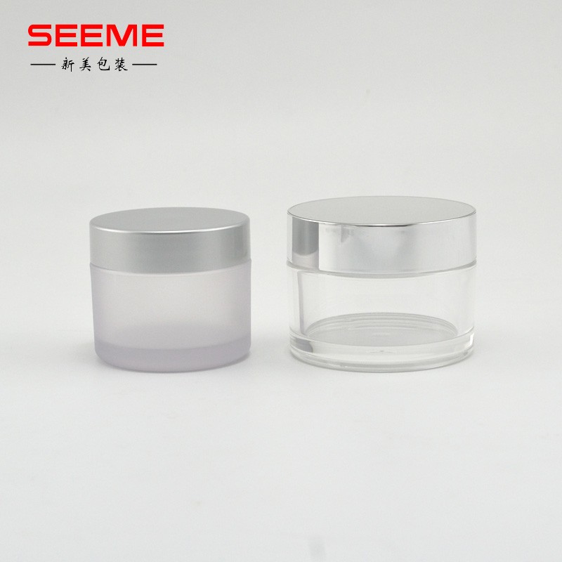Skin Care Cream Use 50ml 1.7oz Plastic Body Material PETG jar