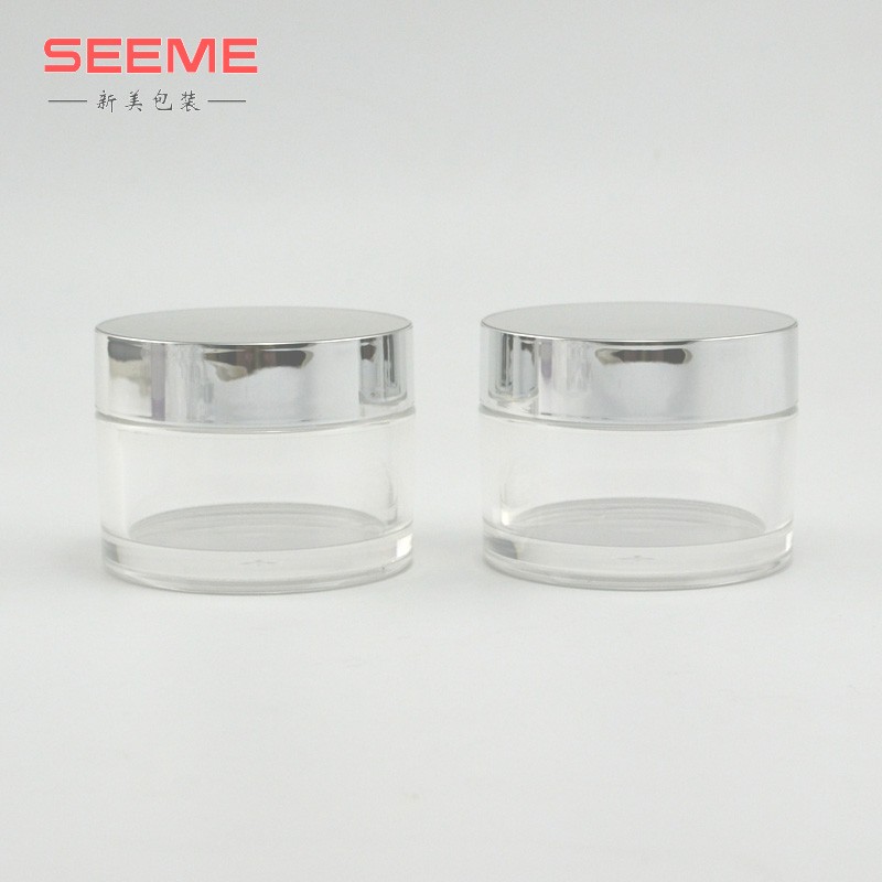 Skin Care Cream Use 50ml 1.7oz Plastic Body Material PETG jar