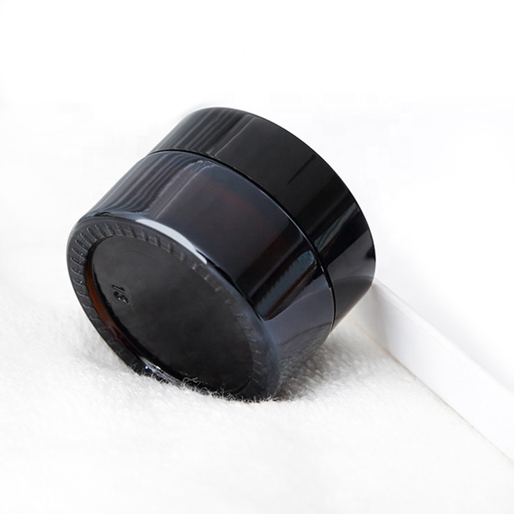Skin Care Cream Use 5g amber cosmetic glass jar packaging container