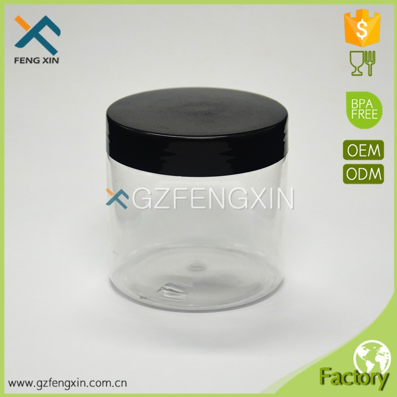 Skin Care Cream Use and Acrylic Plastic Type small cosmetic pet jars 30g