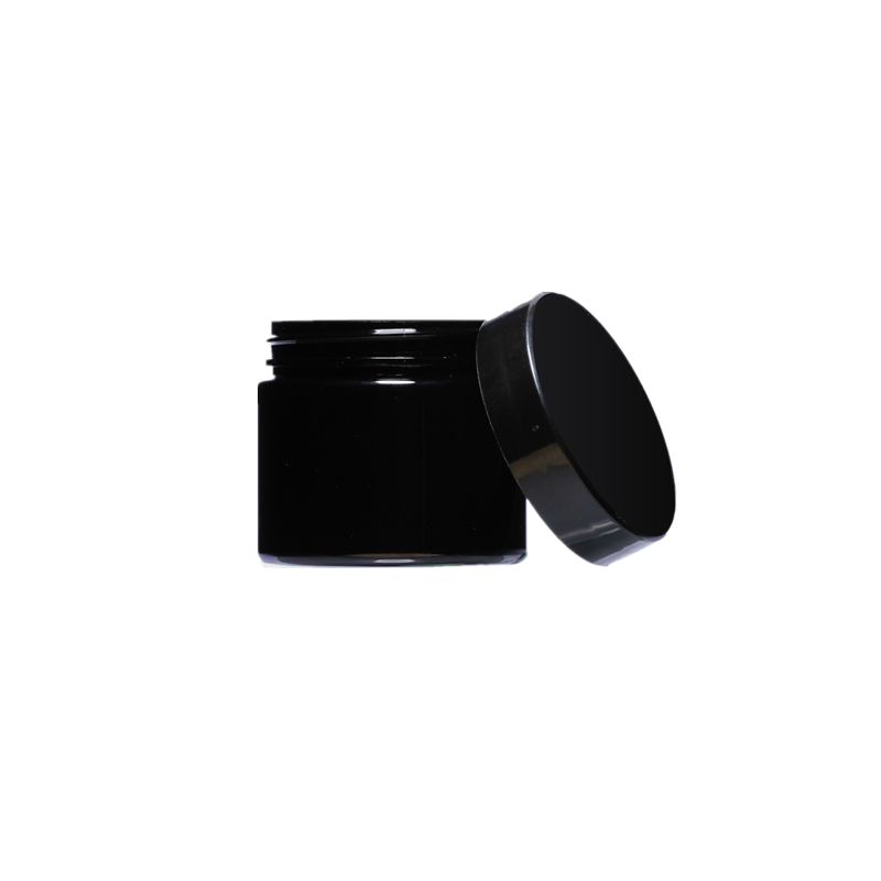 Skin Care Cream Use and PET Plastic Type hair pomade packaging cosmetic empty plastic cream jar with lid
