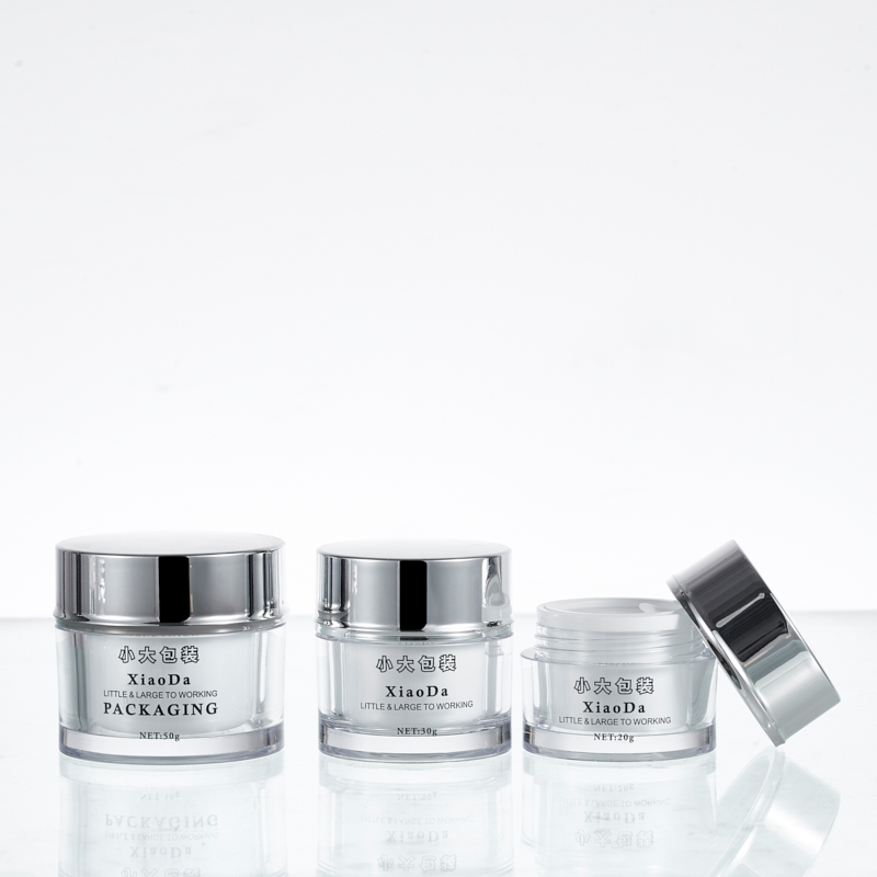 Skin Care Face Body Plastic Containers 20g 30g 50g Cosmetic Jar Cream