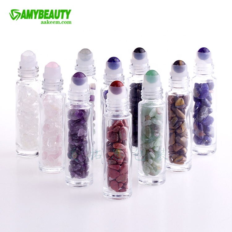 Skin Care Lip Tint Roll on 5ml Gold Liptint Roller Glass Bottles 10ml Container for Oils