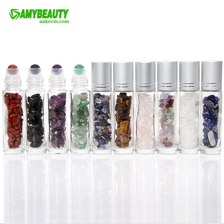 Skin Care Lip Tint Roll on 5ml Gold Liptint Roller Glass Bottles 10ml Container for Oils