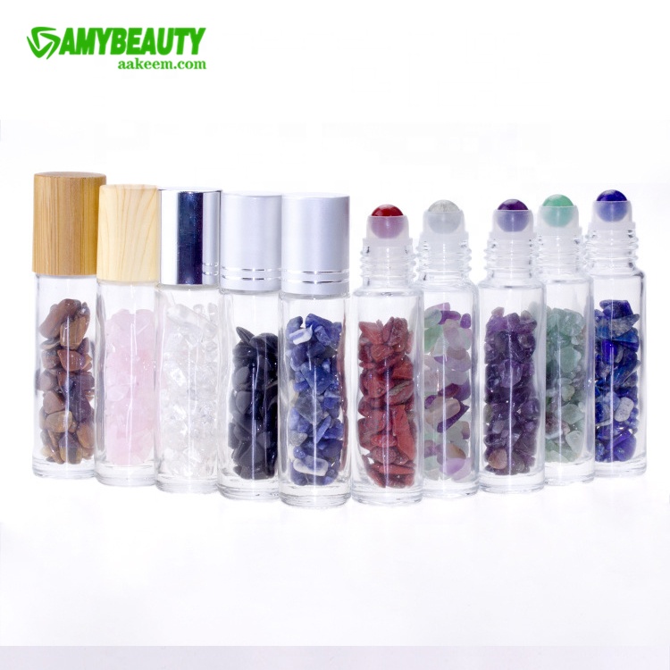 Skin Care Lip Tint Roll on 5ml Gold Liptint Roller Glass Bottles 10ml Container for Oils