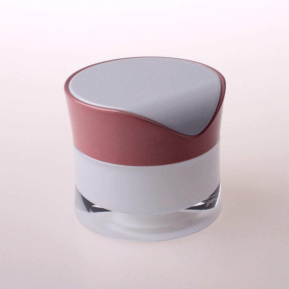 Skin Care Packaging 30g 50g Violet Small Cosmetic Pot Jar with Cap