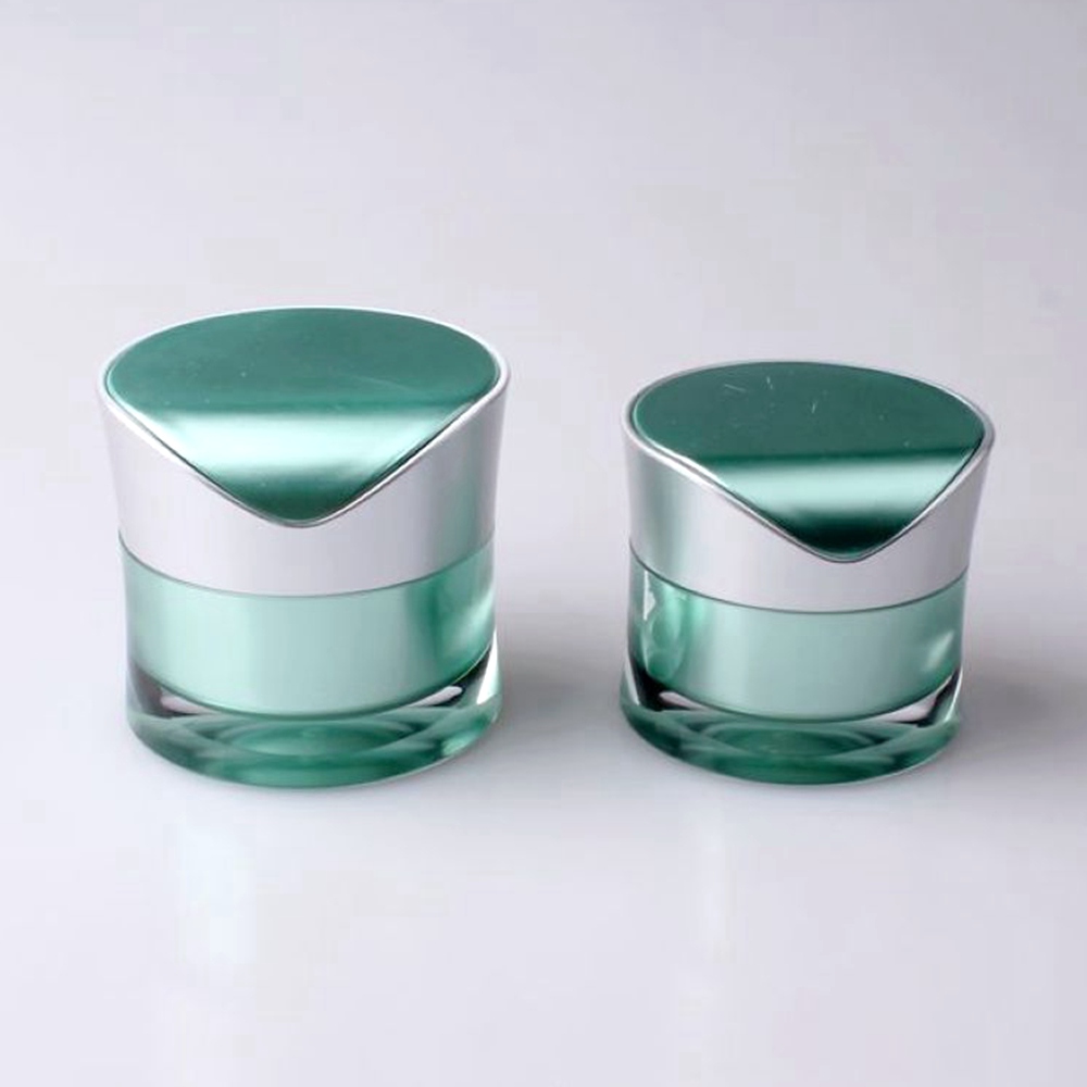 Skin Care Packaging 30g 50g Violet Small Cosmetic Pot Jar with Cap