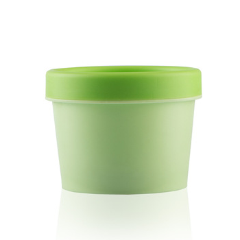 Skin Care Plastic PP Cream Jar with Lid