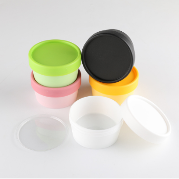 Skin Care Plastic PP Cream Jar with Lid