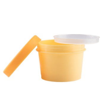 Skin Care Plastic PP Cream Jar with Lid
