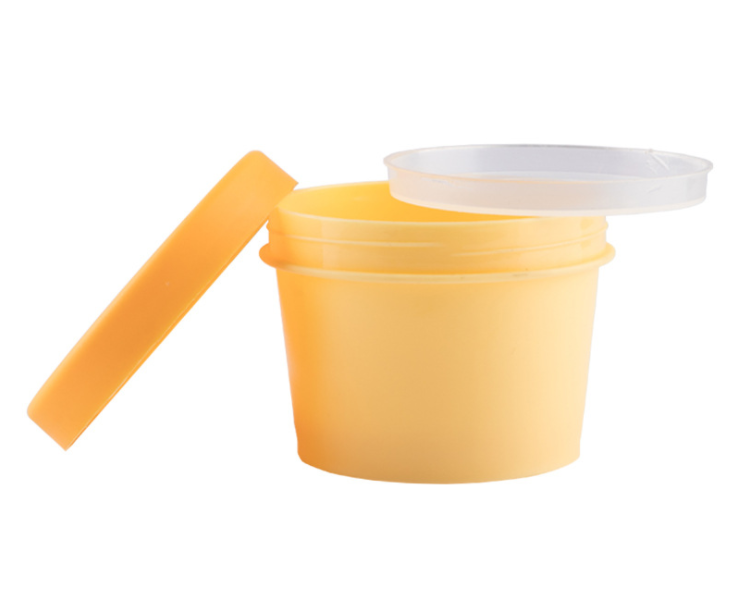 Skin Care Plastic PP Cream Jar with Lid