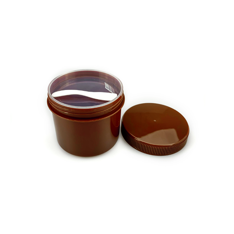 Skin Care Pp Round Jar 250G Colorful Container Pp Plastic Cosmetic Jar