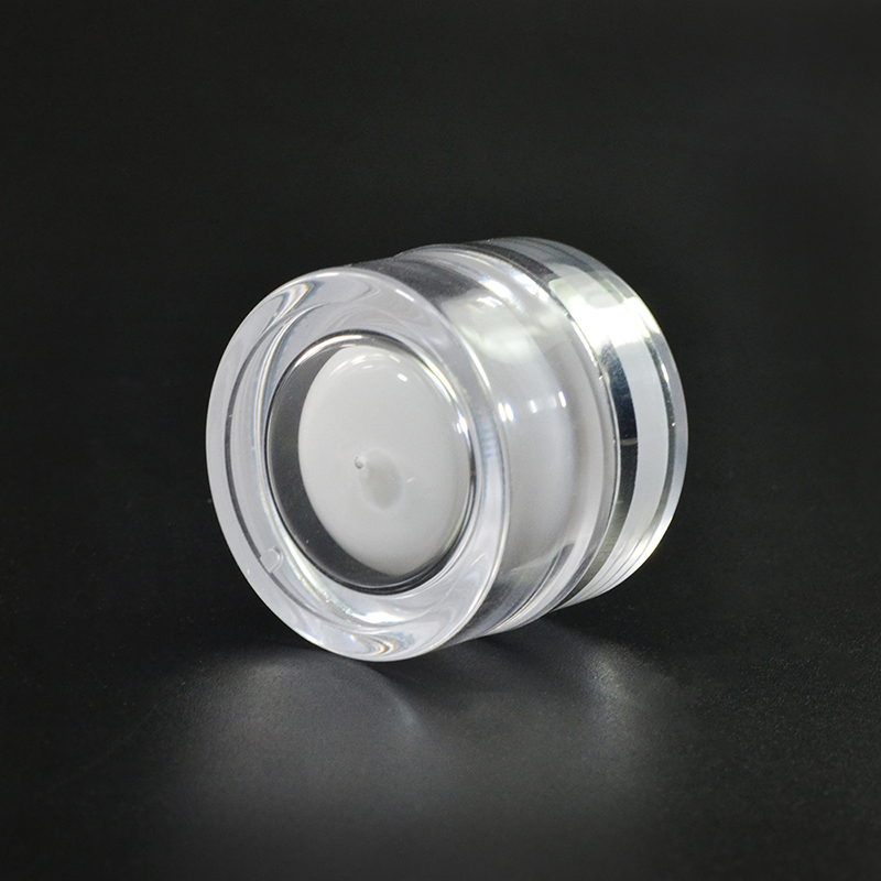 Skin Care empty clear acrylic face cream jar 5g 10g 15g 30g 50g cosmetic container with lid