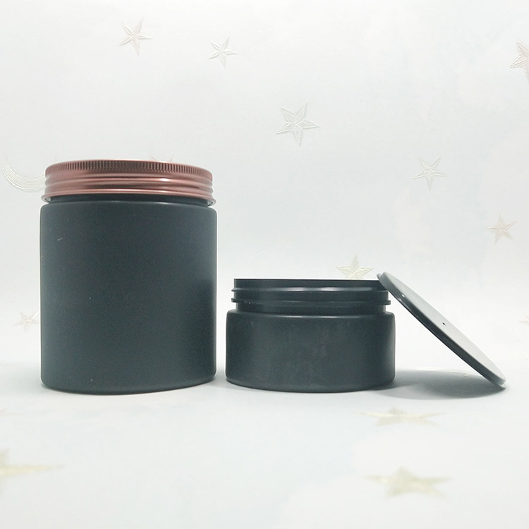 Skin care 150g round hard blue cosmetic plastic jar