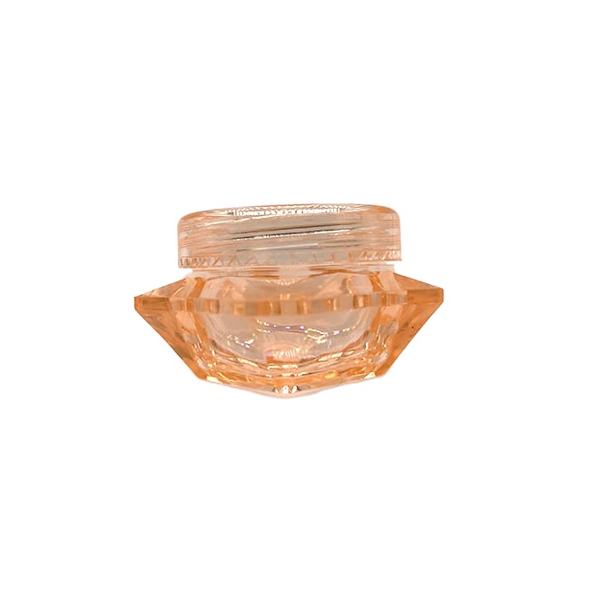 Skin care 3g 5g diamond shape cream jars plastic jars with lids