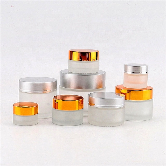 Skin care 5g 10g 15g 20g 30g 50g 60g 100g clear frosted white jar cream