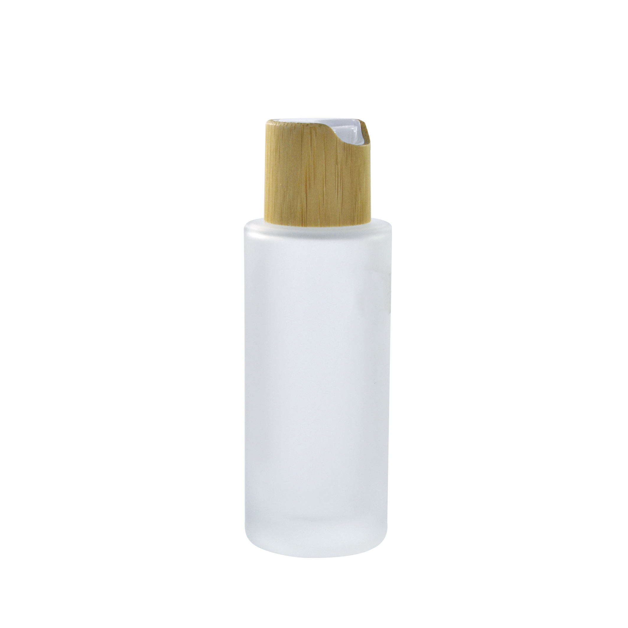 Skin care Cosmetic Packaging lotion toner 50ml 100ml 120ml 150ml glass spray bottle with bamboo cap