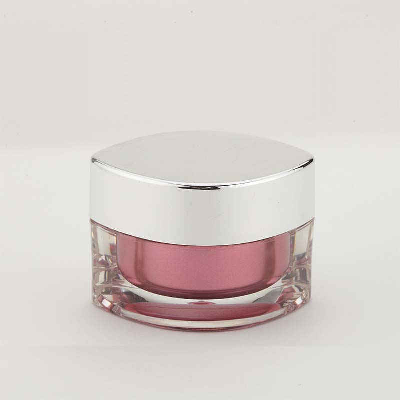 Skin care acrylic jar plastic 50g luxury hand cream empty