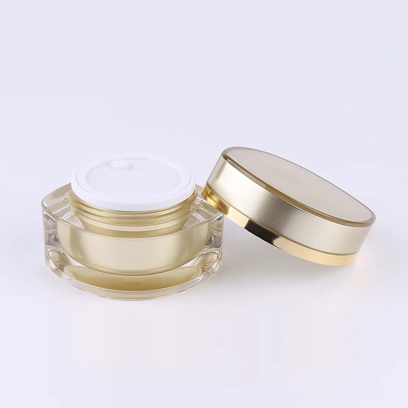 Skin care acrylic jar plastic 50g luxury hand cream empty