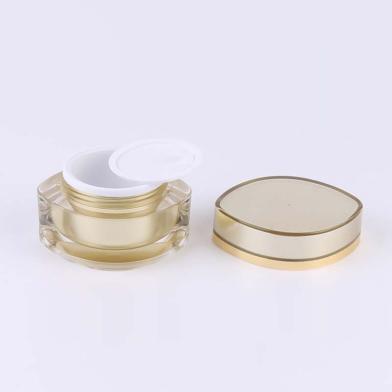 Skin care acrylic jar plastic 50g luxury hand cream empty