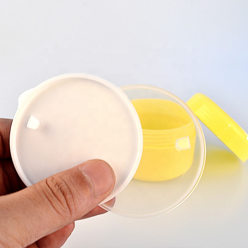 Skin care cosmetic packaging 10g 20g 30g 50g 100g 150g 200g 250g yellow pink white plastic cream jar
