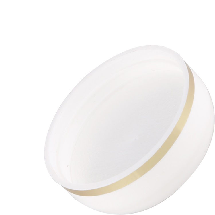 Skin care cream 15g 30g 50g glass cosmetic packaging frosted glass jar with plastic lid