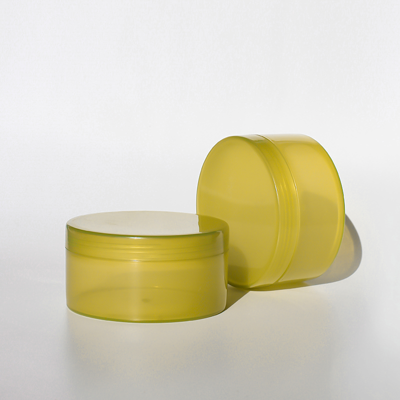 Skin care cream  8 oz cosmetic jars  lip scrub jar clear plastic jar