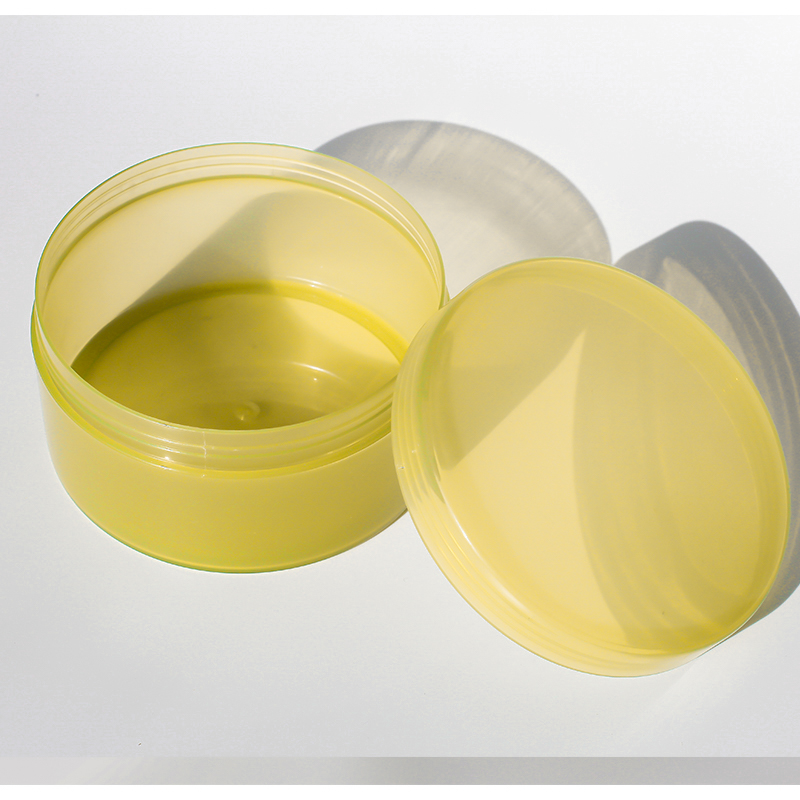 Skin care cream 8 oz cosmetic jars lip scrub jar clear plastic jar