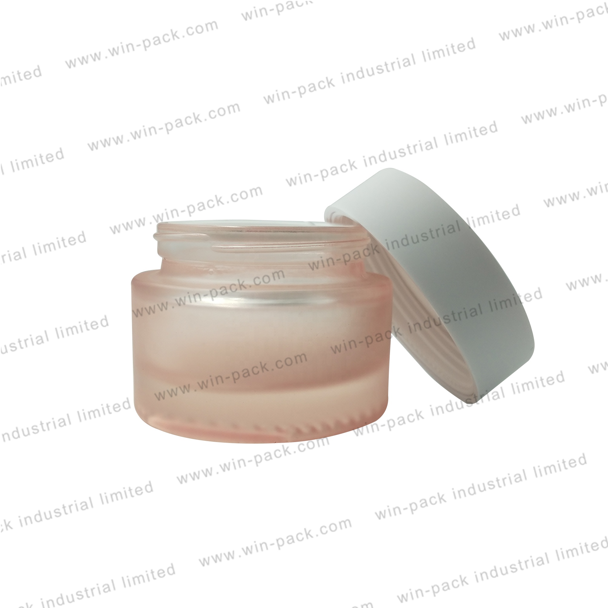 Skin care cream packing jar with shiny cap high quality for factory price