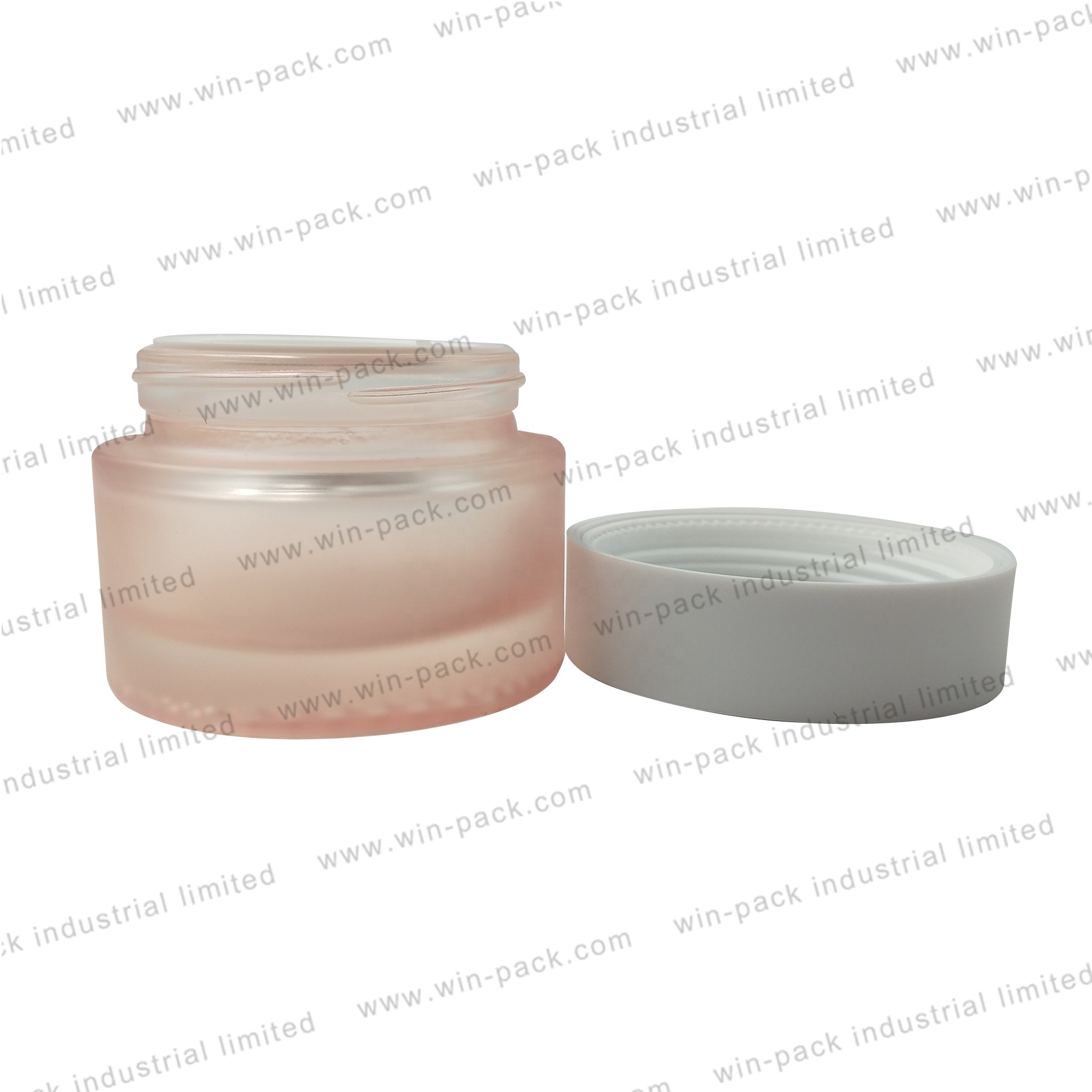 Skin care cream packing jar with shiny cap high quality for factory price