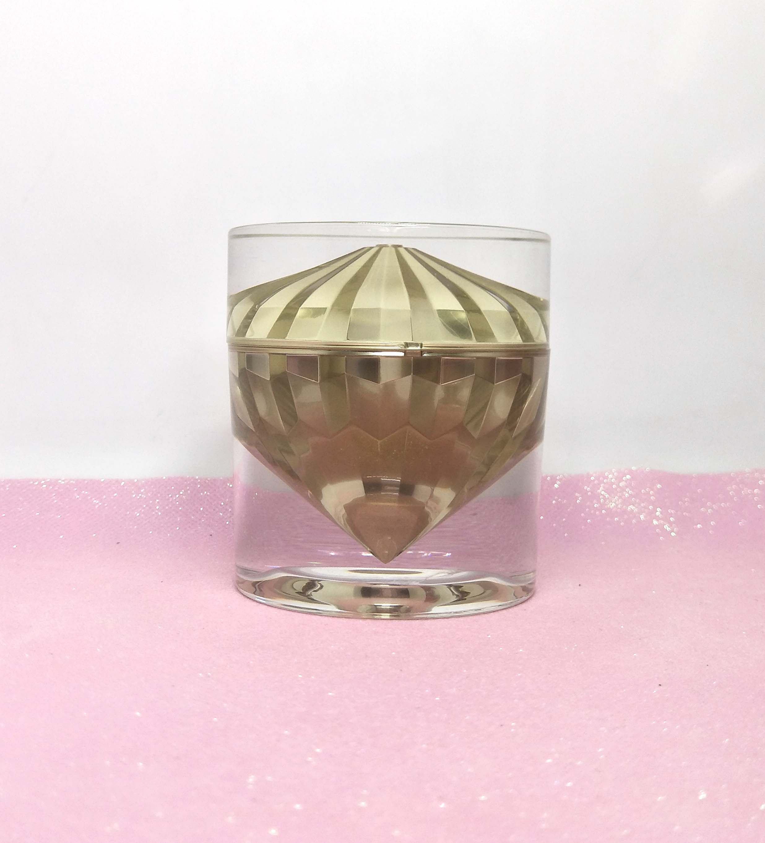 Skin care packaging acrylic cosmetic jar cosmetics 50ml  cream jar
