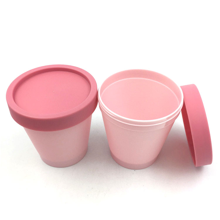 Skin care plastic PP empty face cream mask jar 50g 100g 200g