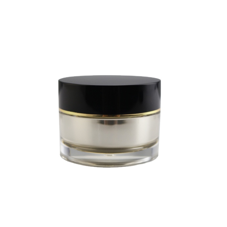 Skin care round acrylic cosmetic acrylic mason jar 30g