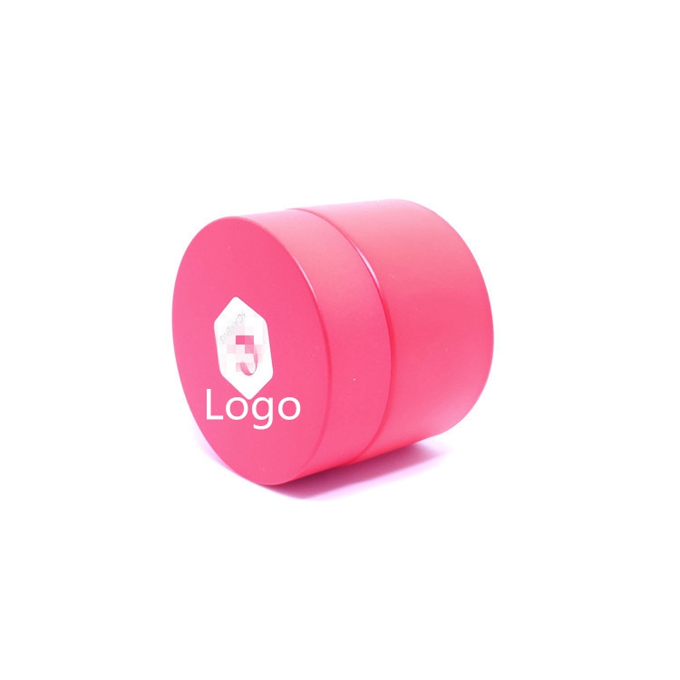 Skin cares set packing red empty lotion cosmetic cream jar pink cosmetic glass jars