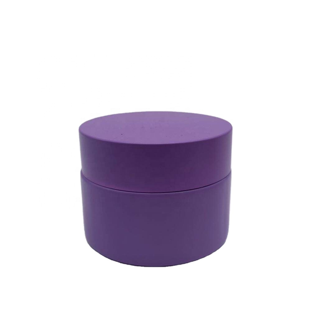 Skincare 100 ml Empty Purple Glass Cosmetic Cream Glass Jar For Glass Cosmetic 30g 50g 120g 180g 250g Hot Selling