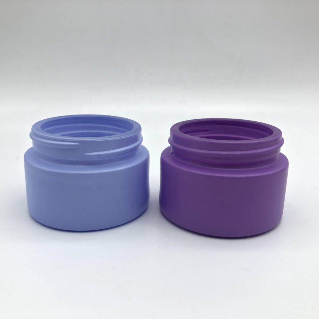 Skincare 100 ml Empty Purple Glass Cosmetic Cream Glass Jar For Glass Cosmetic 30g 50g 120g 180g 250g Hot Selling