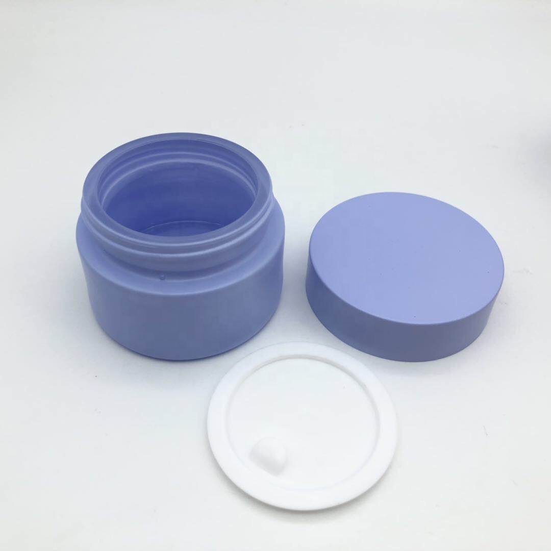 Skincare 100 ml Empty Purple Glass Cosmetic Cream Glass Jar For Glass Cosmetic 30g 50g 120g 180g 250g Hot Selling