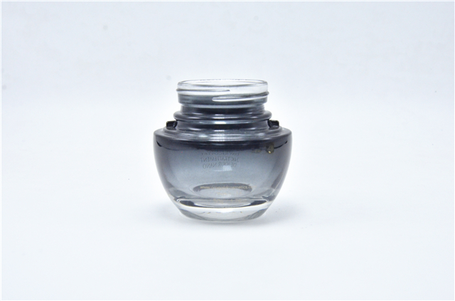 Skincare Coloured Glass Cosmetic 50ml Clear Cream Jar Glassware