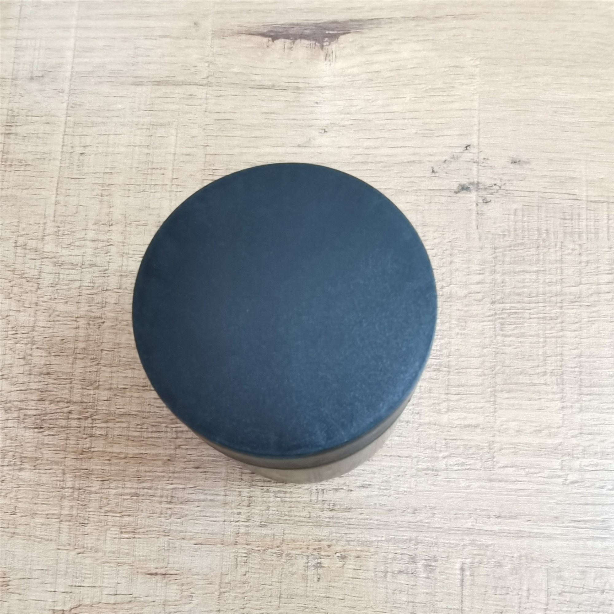 Skincare Matte Black Empty Cosmetic Face Cream Glass Jar With Child Resistant Lid